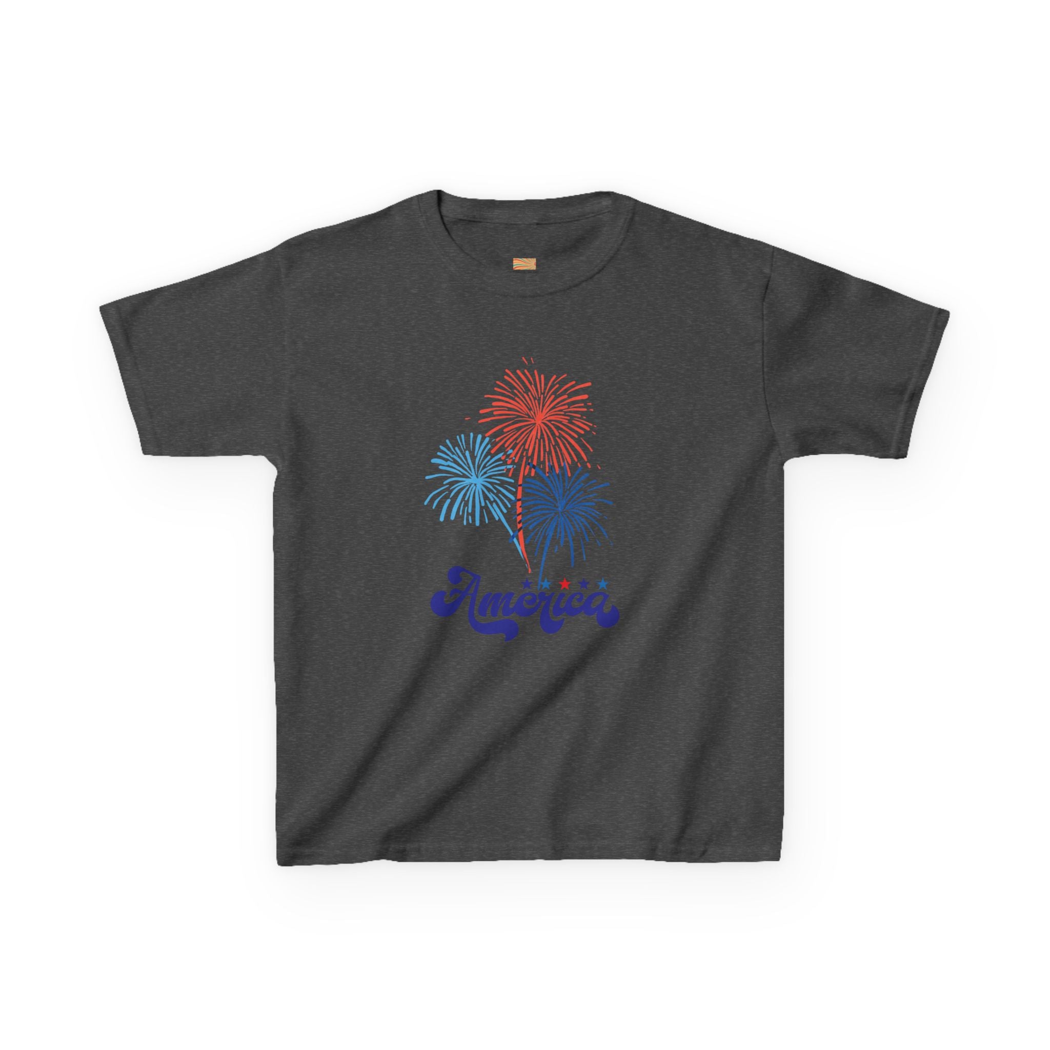 Kids Tee - 'America' Fireworks Patriotic Fourth of July Shirt