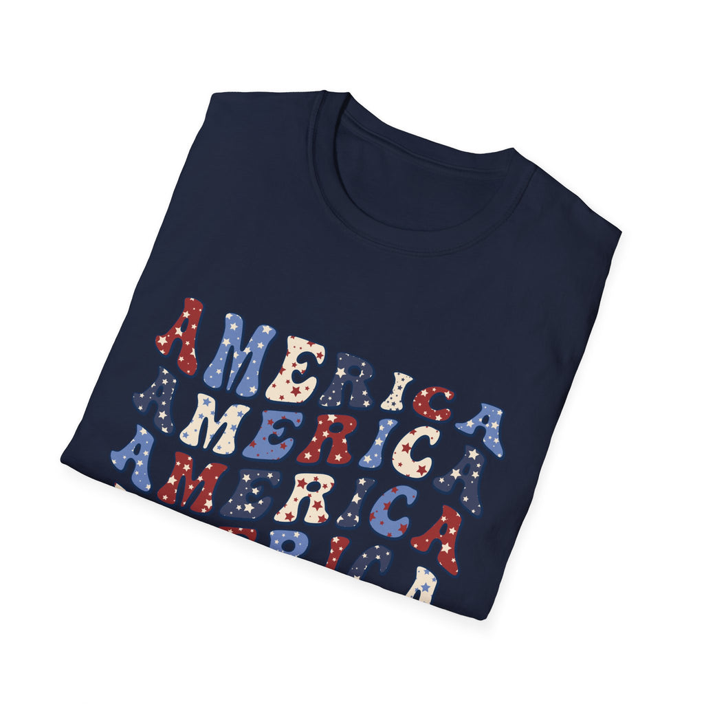 America Unisex Softstyle t-shirt