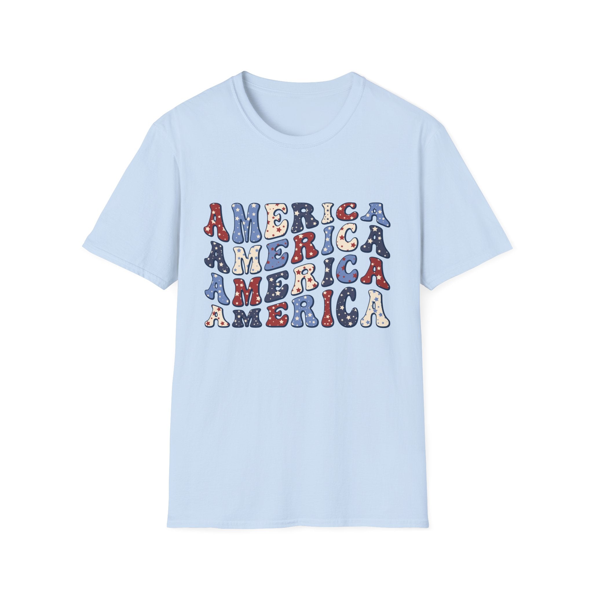 America Unisex Softstyle t-shirt