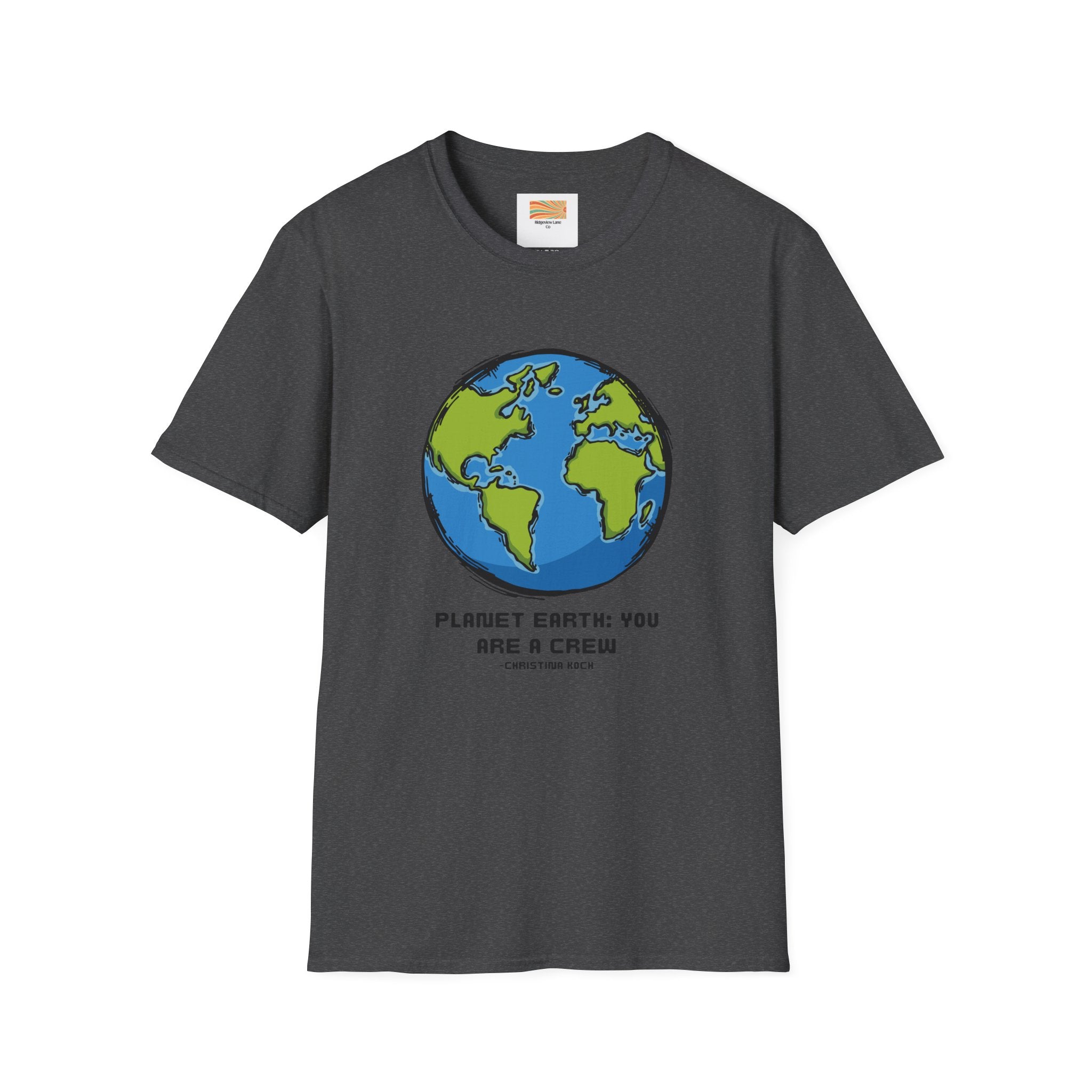 Earth Crew T‑Shirt — Planet Earth Graphic Tee (“Planet Earth: You Are A Crew”)