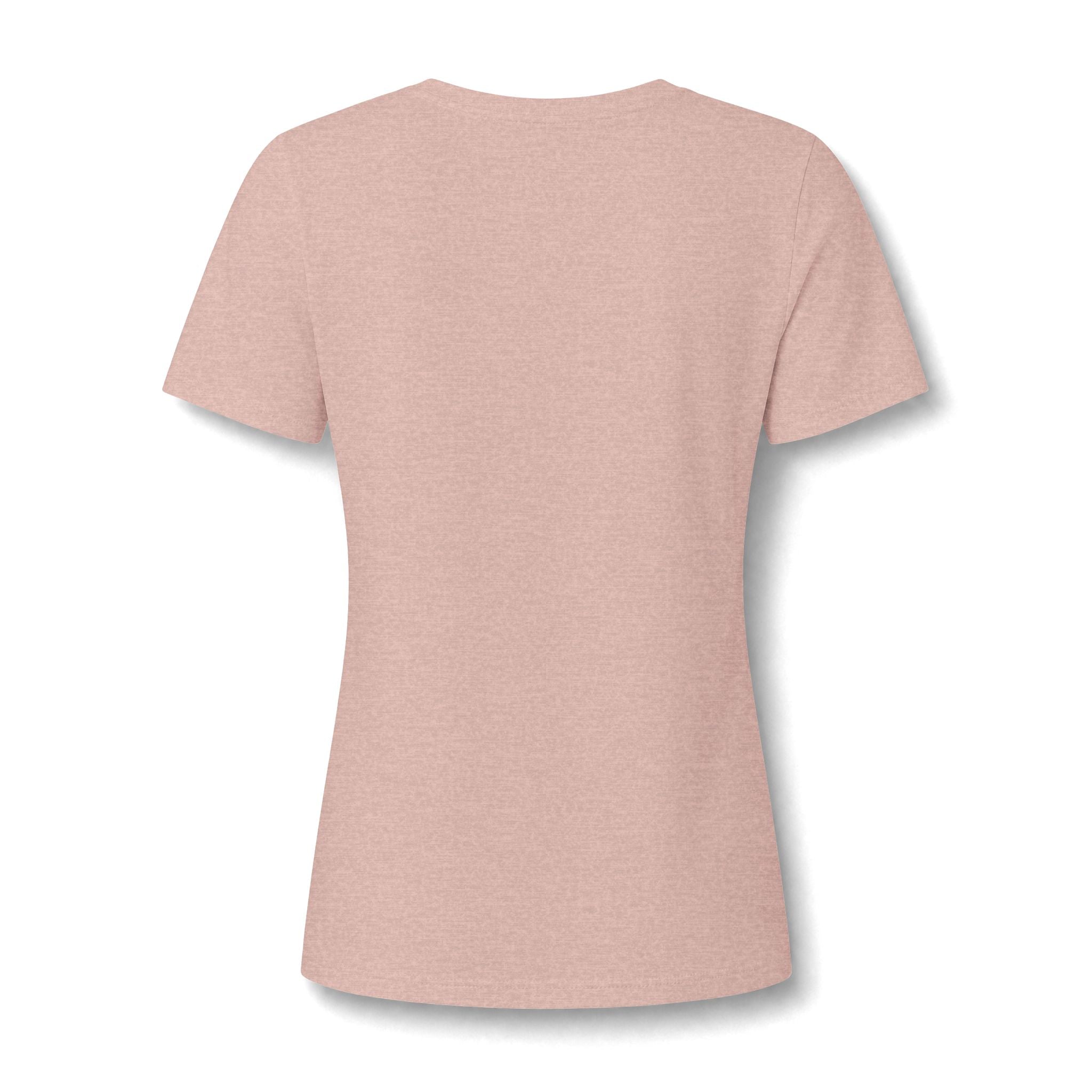 Cowgirl Boot Tee — Blue Floral Cowboy Boot with Bow V-Neck