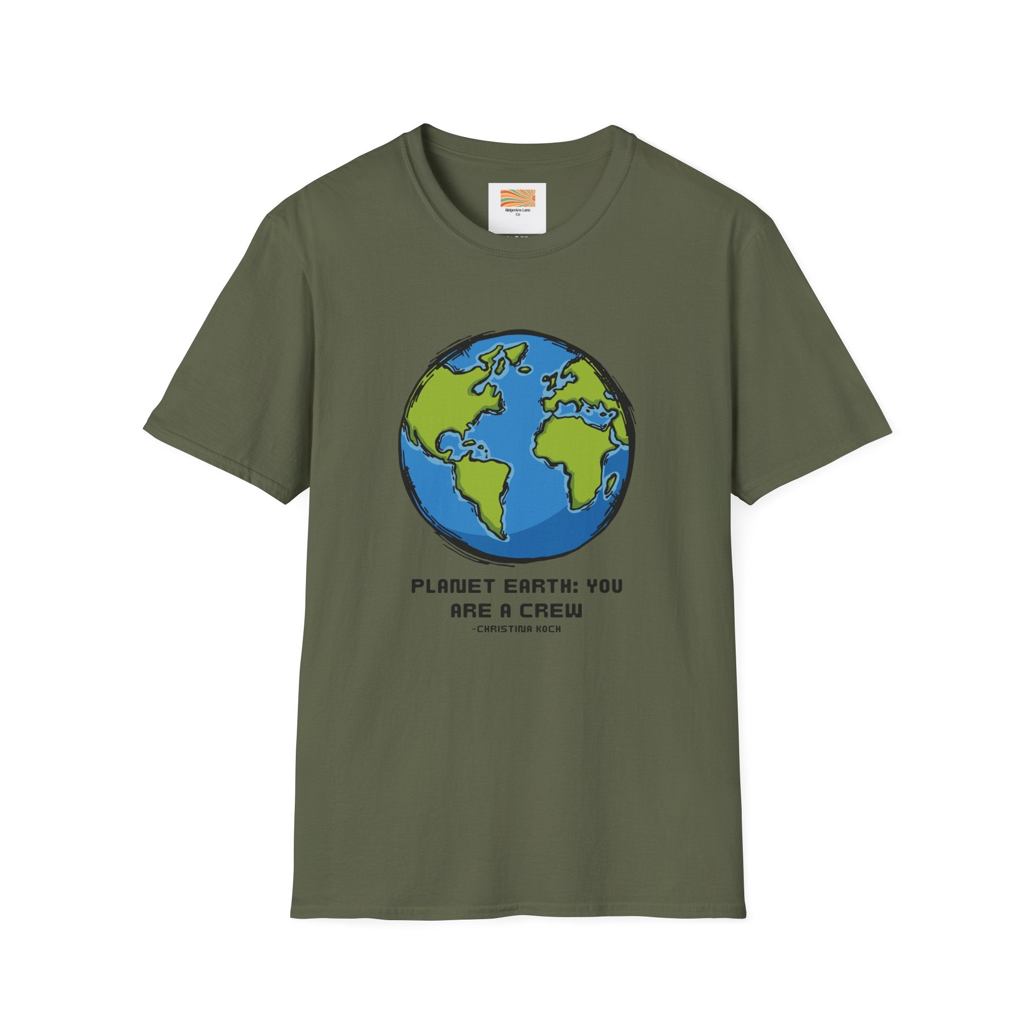 Earth Crew T‑Shirt — Planet Earth Graphic Tee (“Planet Earth: You Are A Crew”)