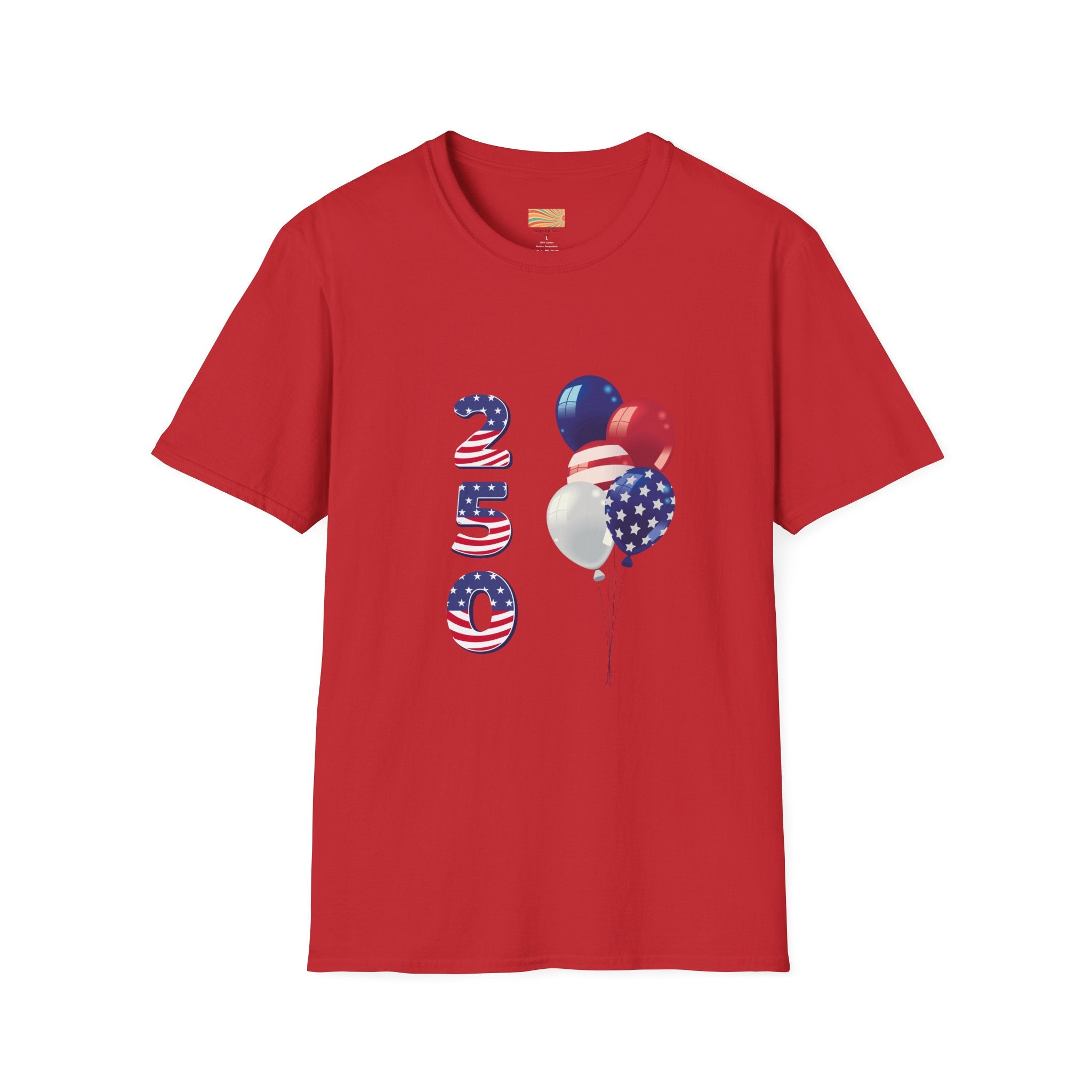250th balloons Unisex Softstyle T-Shirt