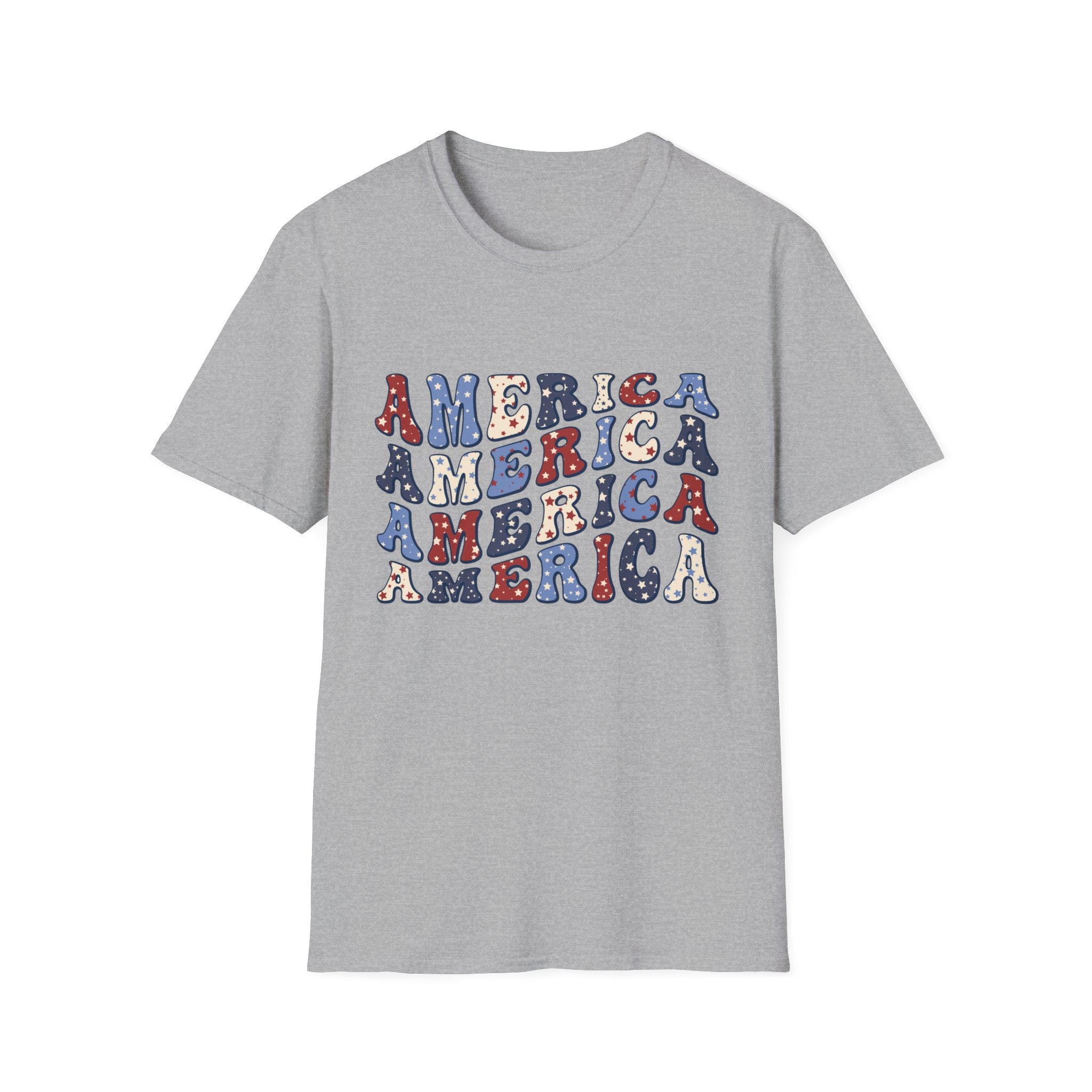 America Unisex Softstyle t-shirt