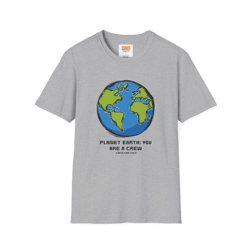 Earth Crew T‑Shirt — Planet Earth Graphic Tee (“Planet Earth: You Are A Crew”)
