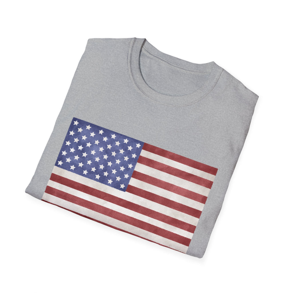 American Flag T-Shirt – "You’re a Grand Old Flag" Vintage Patriotic Tee
