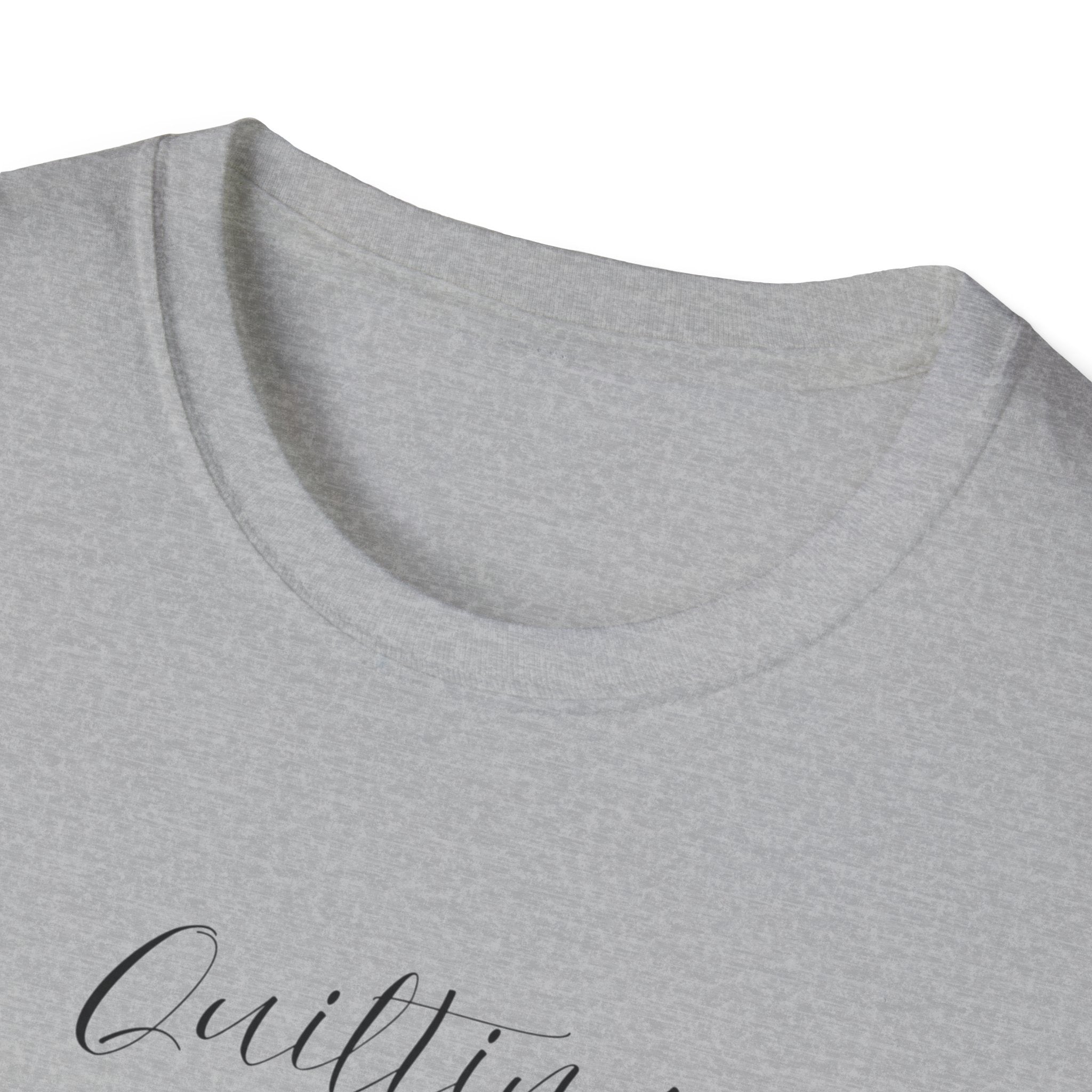 Quilting Is My Love Language T-Shirt — Pastel Quilt Block Graphic