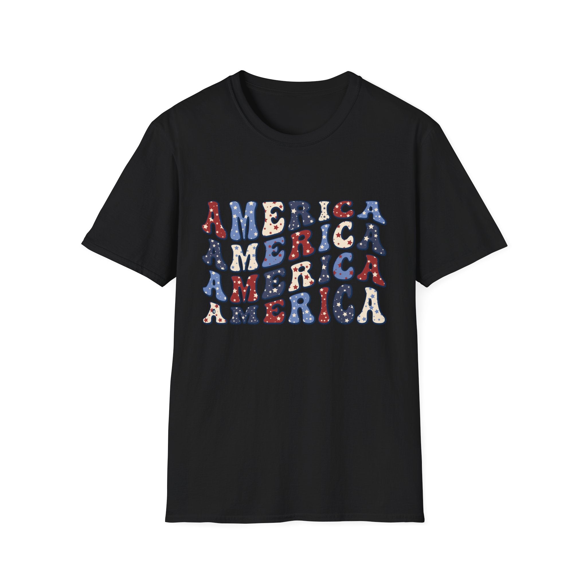 America Unisex Softstyle t-shirt