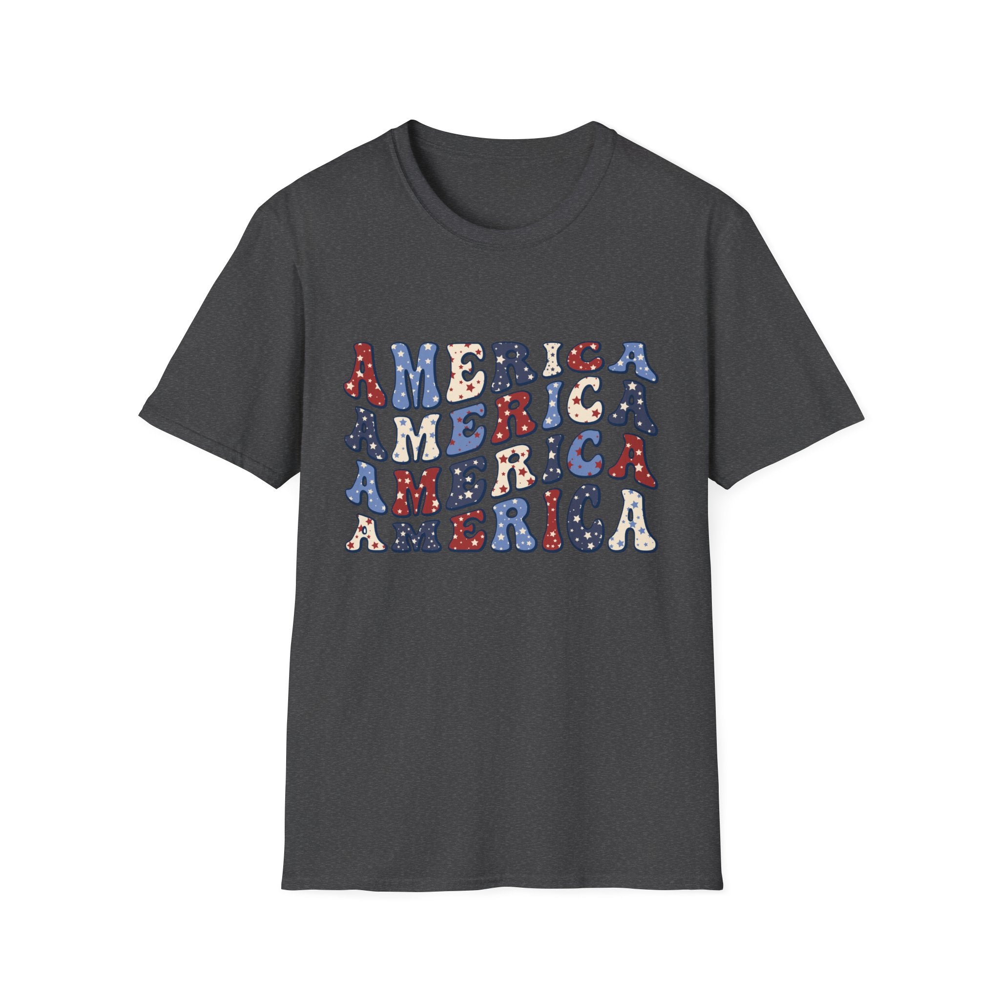America Unisex Softstyle t-shirt