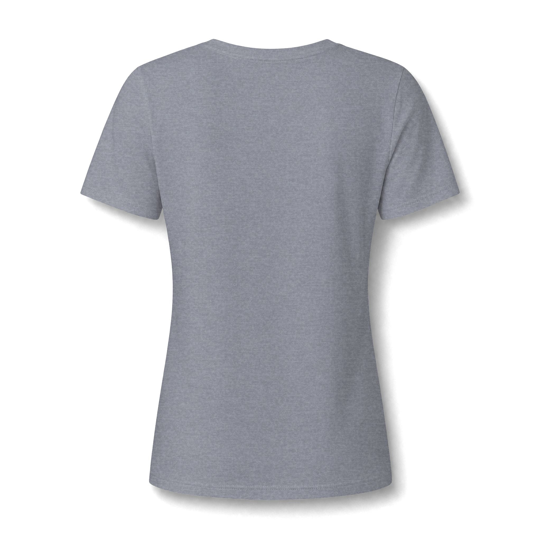 Cowgirl Boot Tee — Blue Floral Cowboy Boot with Bow V-Neck