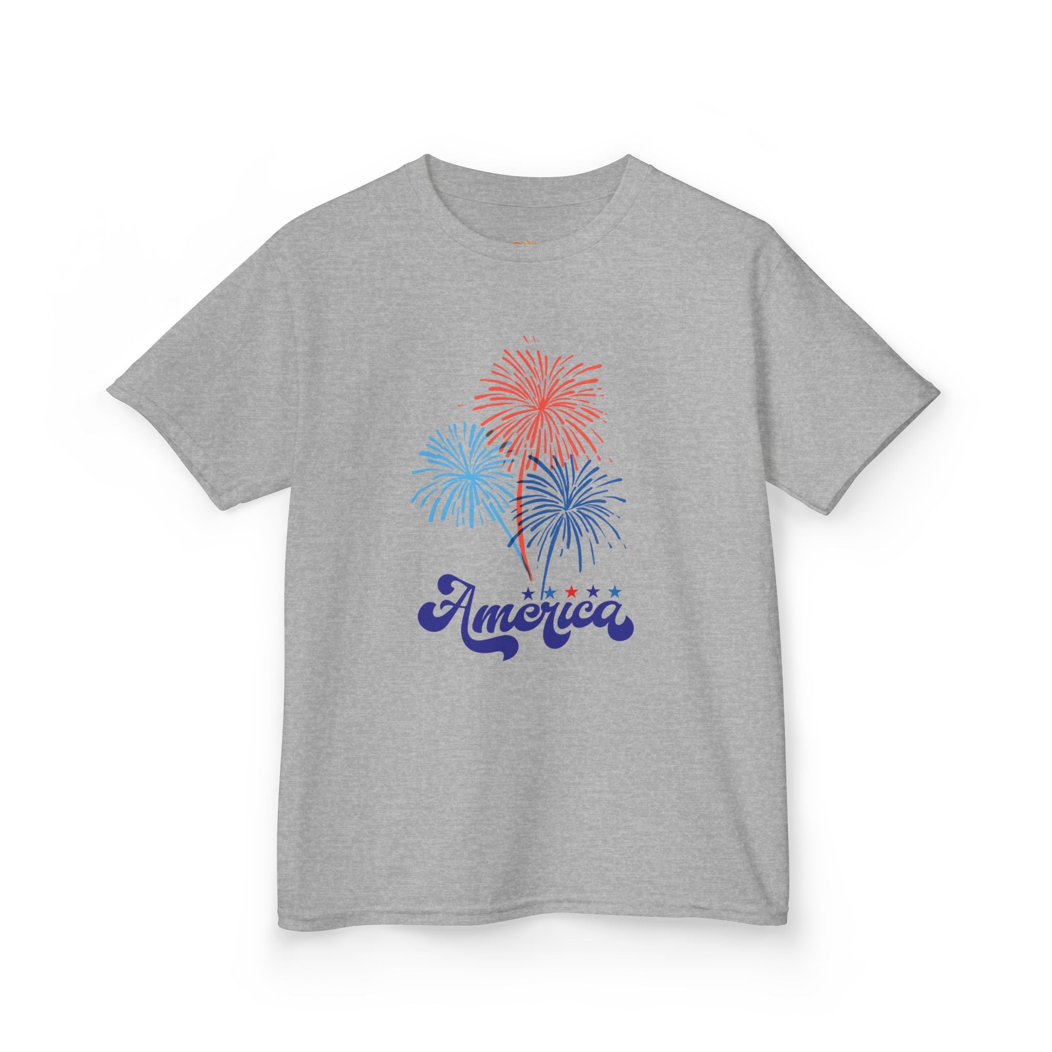 Kids Tee - 'America' Fireworks Patriotic Fourth of July Shirt